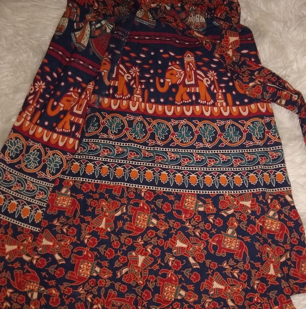 Kids wrap skirt